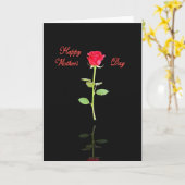 「花の母の日　想い出のカード」 カード (黄色い花)