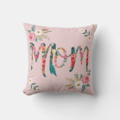 花の母の枕お母さんのために柔らかい抱擁 クッション (正面)