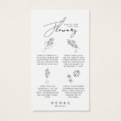 花の気につるラベルフローリスト付きロゴ (裏面)