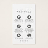 花の気につるラベルフローリスト付きロゴ (裏面)