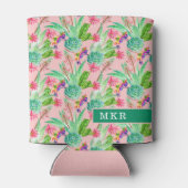 花の水の色の多肉模様 缶クーラー (裏面)