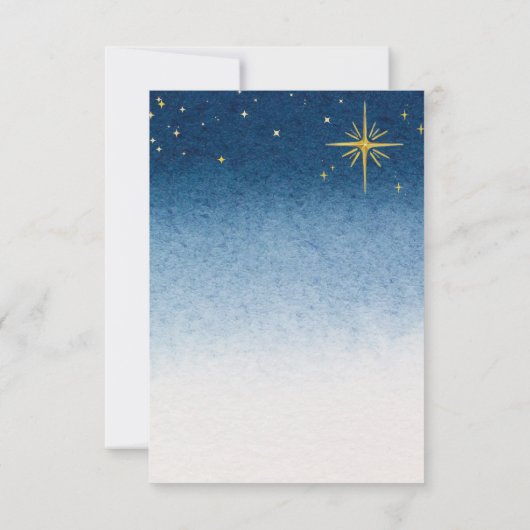 花の水彩ウェディング招待状 エレガントなローズ 招待状 (裏面)