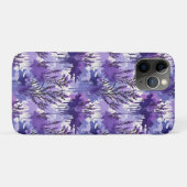 花の水彩パープル Case-Mate iPhoneケース (裏面(横))