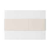 花の水彩リングや輪ベージュ結婚ズ 招待状ベリーバンド (裏面例)