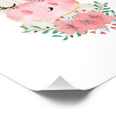 花の水彩牛 フォトプリント            (角)