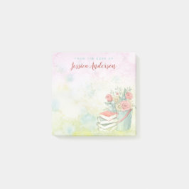 花の水彩画の名前 ポストイット