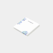 花の水彩画は私をないモノグラムの名前忘れます ポストイット (アングル)