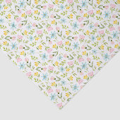 花の水彩画パターン 薄葉紙 (詳細)