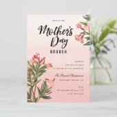 花の水彩画 マザーズデイブランシュ 招待状 (スタンド正面)