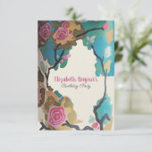 花の水彩紙とサイズオプション – RSVP & 招待状 (スタンド正面)