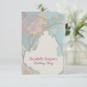 花の水彩紙とサイズオプション – RSVP & 招待状 (スタンド正面)