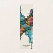 花の水彩紙&サイズオプション –  名刺 (外部フラット)