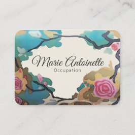 花の水彩紙&サイズオプション – 大 名刺