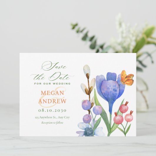 花の水彩 セーブザデート (スタンド正面)