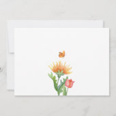 花の水彩 セーブザデート (裏面)