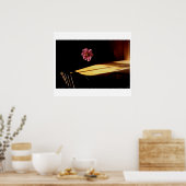 花の水景ポスター ポスター (キッチン)