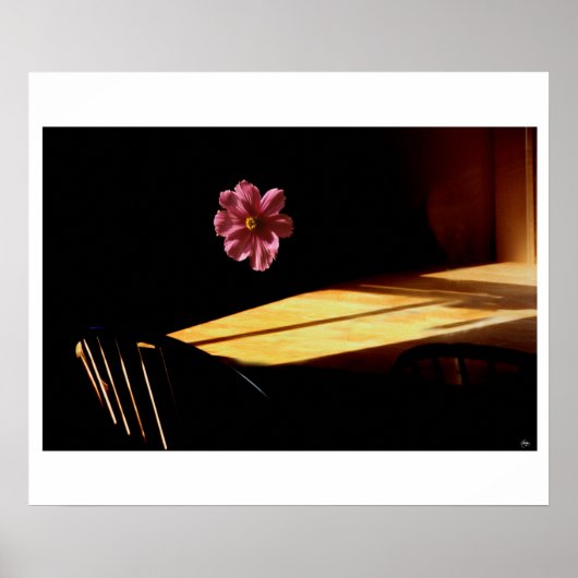 花の水景ポスター ポスター (正面)