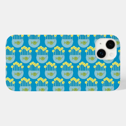 花の水槽 Case-Mate iPhoneケース (裏面 (横))
