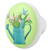 花の水缶セラミックプルまたはノブ セラミックノブ (右)