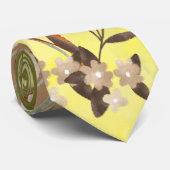 花の水色のネクタイ ネクタイ (ロール)