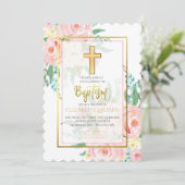 花の洗礼招待状 招待状 (スタンド正面)