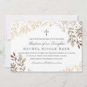 花の洗礼 招待状 (正面)