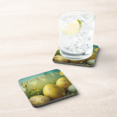 花の海の中のイースターエッグと春の魔法 コースター (右側)