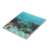 花の海の装飾タイル/ Trivet タイル (側面)