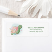 花の海亀 返送先住所 ラベル (インサイチュ)