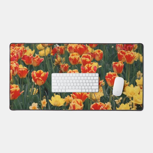 花の海 デスクマット (キーボード&マウス)