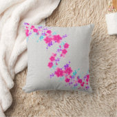 花の渦巻き装飾用クッション クッション (ブランケット)