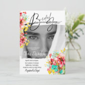 花の港ガーデン ブライダルシャワー 招待状 (スタンド正面)