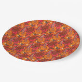 花の溝状の花 ペーパープレート (アングル)