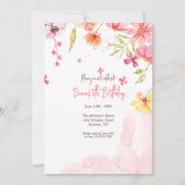 花の滝 招待状 (正面)