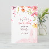 花の滝 招待状 (スタンド正面)