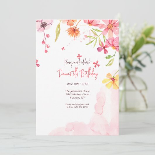 花の滝 招待状 (スタンド正面)