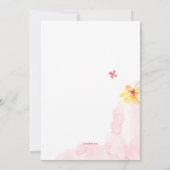 花の滝 招待状 (裏面)