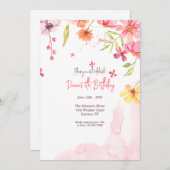 花の滝 招待状 (正面/裏面)