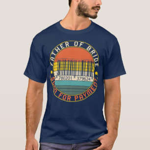 花の父 ウェディング バーコード スキャン ペイメ Tシャツ