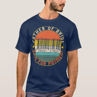 花の父 ウェディング バーコード スキャン ペイメ Tシャツ