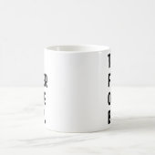 花の父 - 結婚前の独身男性、準備中 コーヒーマグカップ (中央)