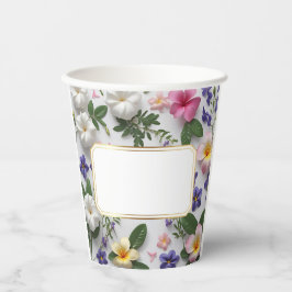 花の特別な行事にカスタマイズできる 紙コップ