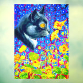 花の猫 ウィンドウサイン (シート3)