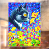 花の猫 ウィンドウサイン (シート2)