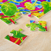 花の猫 ジグソーパズル (側面)