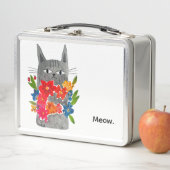 花の猫 メタルランチボックス (インサイチュ)