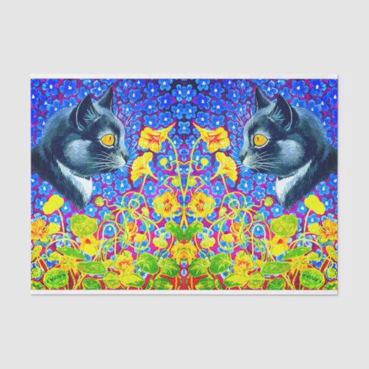 花の猫 薄葉紙 (正面)