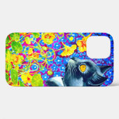 花の猫 Case-Mate iPhoneケース (裏面 (横))