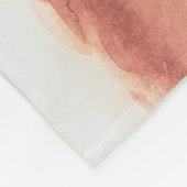 花の王冠の森林官のキツネ フリースブランケット (角)