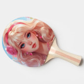 花の王女 卓球ラケット (横)